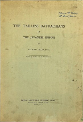 The tailless batrachians of the Japanese Empire
