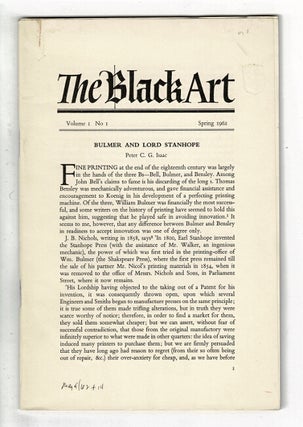 Item #4689 The black art. James Moran, ed