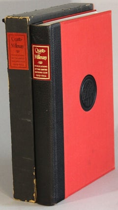 Item #47061 Quarto-millenary. The first 250 publications and the first 25 years 1929-1954 of the...