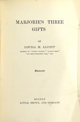 Marjorie's three gifts ... Illustrated