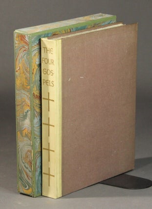 Item #47247 The four Gospels ... With decorations by E. R. Weiss and an introduction by Ernest...
