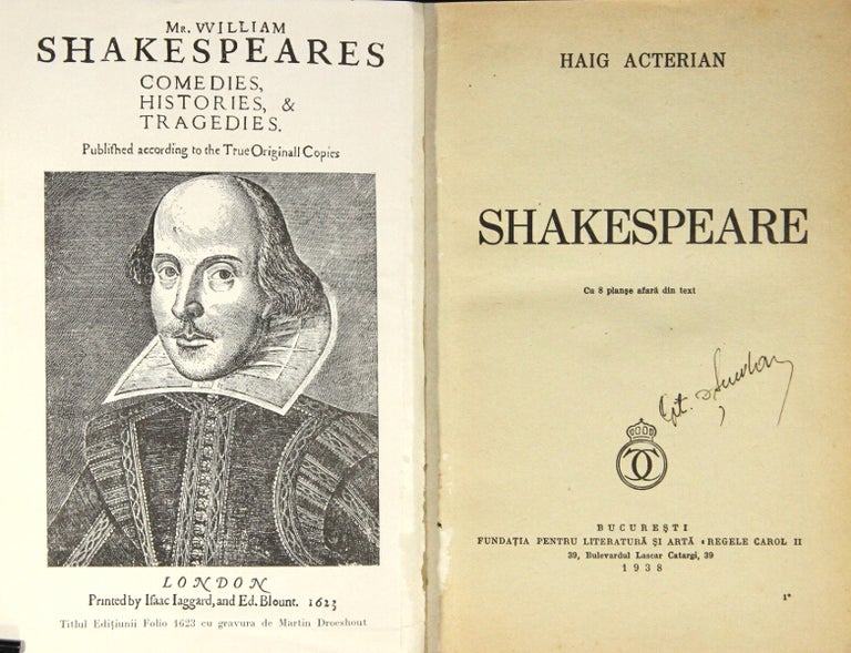 Item #47290 Shakespeare. Haig Acterian.