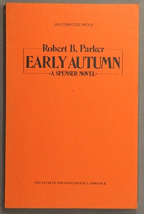 Item #47409 Early autumn. Robert B. Parker