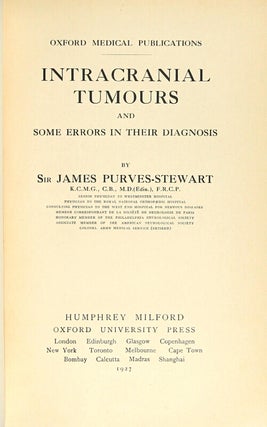 Intracranial tumors and some errors in their diagnosis