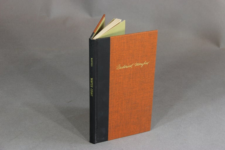 Item #48558 Winter count. Poems 1934-1965. Frederick Manfred.