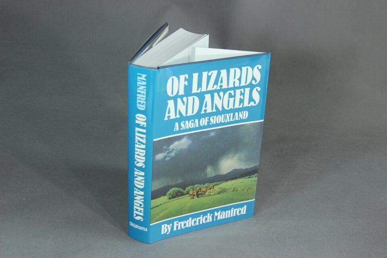 Item #48562 Lizards and angels. A saga of Siouxland. Frederick Manfred.