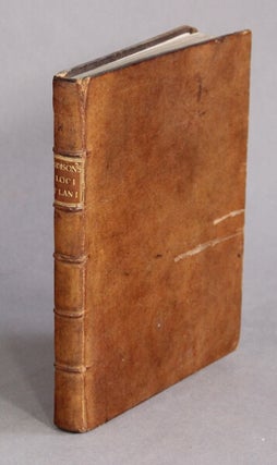 Apollonii Pergaei locorum planorum libri II. Restituti a Roberto Simson M.D