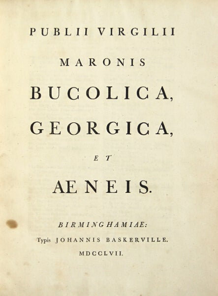 Item #48632 Publii Virgilii Maronis. Bucolica, Georgica, et Aenis. Publius Vergilius Maro.