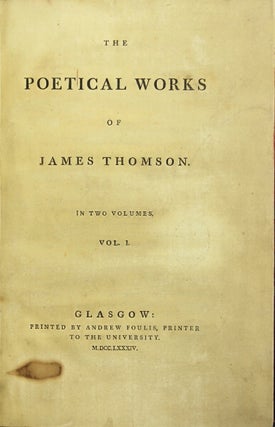 Item #49136 The poetical works. James Thomson