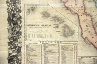 Mitchell's new national map, exhibiting the United States, with the North American British Provinces, Sandwich Islands, Mexico, and Central America. Together with Cuba and the West India Islands
