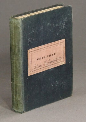 Item #49451 Chit-chat, or short tales in short words. With engravings. By the author of "Always...