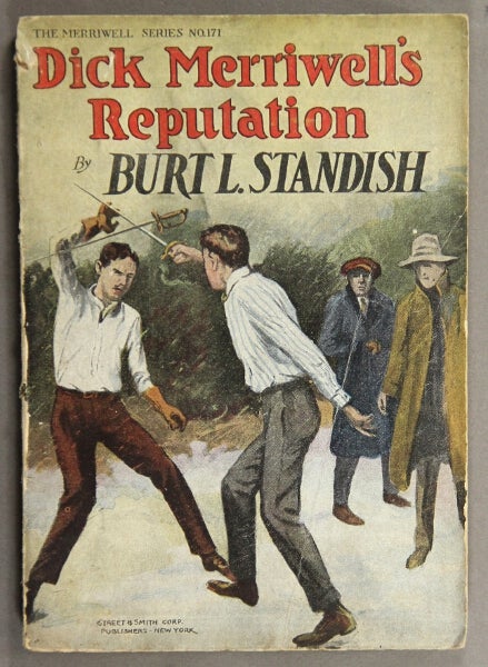 Item #49491 Dick Merriwell's reputation. Burt L. Standish.