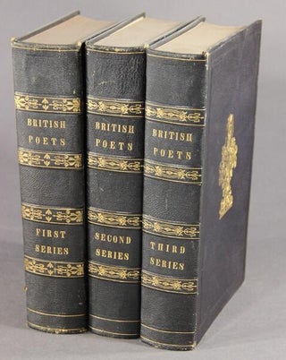 Item #5019 Select works of the British poets, in a chronological series... First Series. [Second...