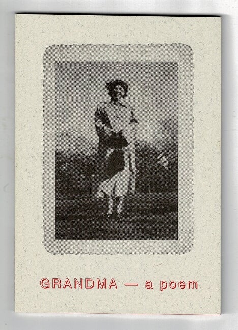 Item #50232 Grandma: a poem. Greg Kuzma.