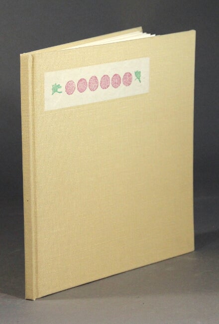 Item #50261 Bacchae sonnets. Illustrated by James W. Mall. Armand Schwerner.