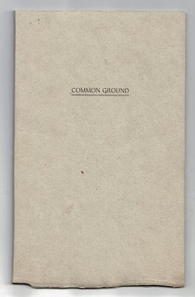 Item #50346 Common ground...Drawings by Ben-Zion Shechter. Gerald Williams