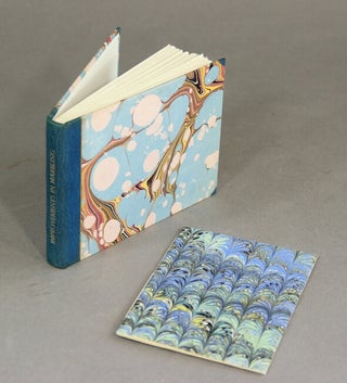 Item #50404 On improvements in marbling the edges of books and paper: a nineteenth century...