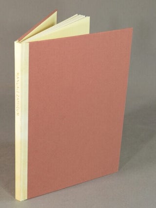 Item #50467 Manuale Zapficum: typographic arrangements of words by and about the work of Hermann...