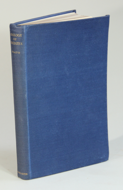 Item #50495 The apology of Socrates: edited, with introductory notes, commentary, and English translation, by Edward Henry Blakeney. Plato.