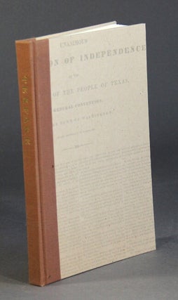 Item #50867 Texfake : an account of the theft and forgery of early Texas printed documents...With...