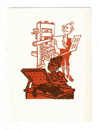 The parson-printer of Lustleigh. Linocuts by Bill Jackson