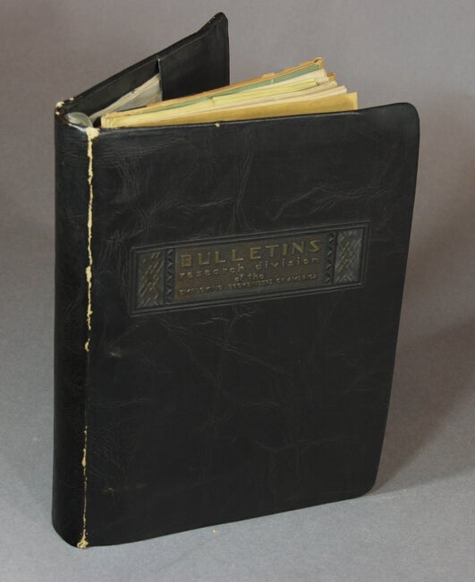 Item #51317 Bulletins, Research Division of the Employing Bookbinders of America [cover title]. F. R. Blaylock.
