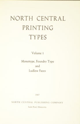 North Central printing types