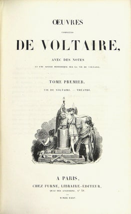 Oeuvres completes de Voltaire, avec des notes et une notice historique sur la vie de Voltaire.