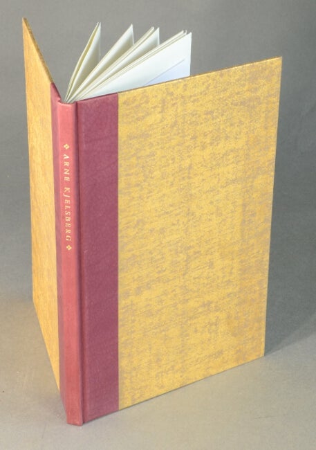 Item #51731 On book collecting. By Arne Kjelsberg. [Edited by Rob Rulon-Miller.]. Elmer L. Andersen.