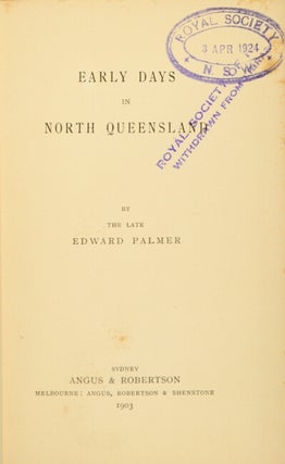 Early days in North Queensland