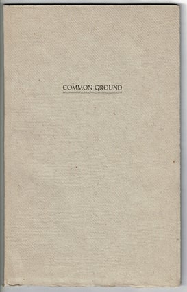 Item #51951 Common ground...Drawings by Ben-Zion Shechter. Gerald Williams