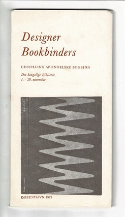 Item #51987 Designer Bookbinders. Udstilling af Engelske bogbind. [Introduction by Bernard C....