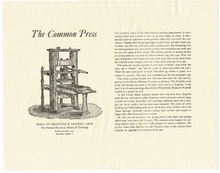 Item #52008 The Stuffed Goose. Printers' Broadside series. [With:] The stuffed goose, no. 2 [all...