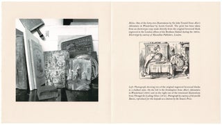 Item #52028 A keepsake in celebration of the printing of Sir John Tenniel's Alice illustrations...