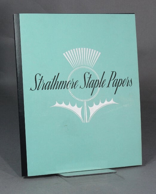 Item #52053 Strathmore staple papers [cover title]