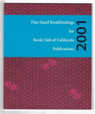 Item #52091 Fine hand bookbindings for Book Club of California publications. Joanne Sonnichsen