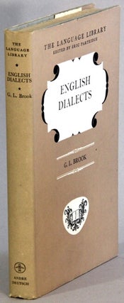 Item #52265 English dialects. G. L. Brook