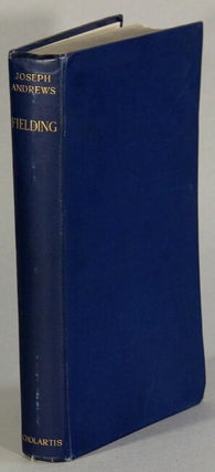 Item #52341 The adventures of Joseph Andrews. Edited with introduction and notes by J. Paul de...
