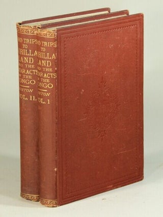 Item #52519 Two trips to gorilla land and the cataracts of the Congo. Richard F. Burton