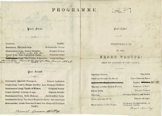 Item #52662 Programme of entertainment to be given at Camden Fort, (Cork Harbour) on Friday, 9th...