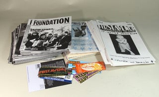 Item #52682 A small collection of 85 magazines, 43 poster/calendars, 13 Danceteria Tickets, &...