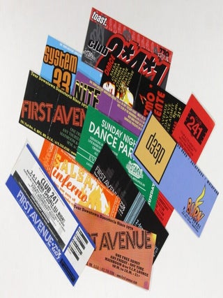 A small collection of 85 magazines, 43 poster/calendars, 13 Danceteria Tickets, & more