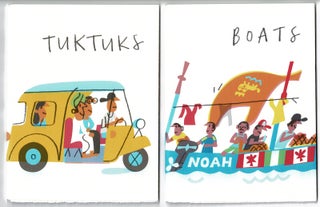 Item #52846 Favourite things no. 1: Boats. [With:] Favourite things no. 2: Tuktuks. Peter Allen