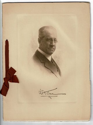 Item #52879 Complimentary dinner tendered to William H. Crane Sunday February 27 nineteen sixteen...