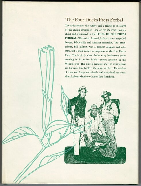 Item #52895 The Four Ducks Press Forbal ... illustrated by Bill Jackson. Roetzel Jochems.
