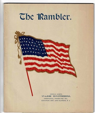 Item #52968 The Rambler [cover title]. The routes pursued by the excursion steamers upon the St....
