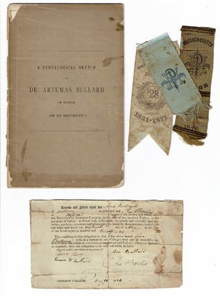 Item #53024 Documents relating to the college career of Asa Bullard. Asa Bullard
