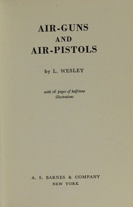 Air-guns and air-pistols