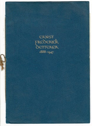 Item #53333 Ernst Frederick Detterer 1888-1947