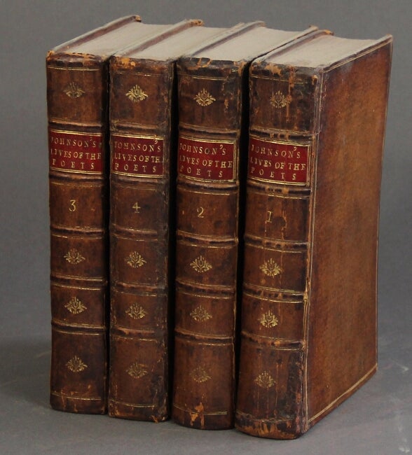 Item #53367 The lives of the most eminent English poets, with critical observations of their work. Samuel Johnson.